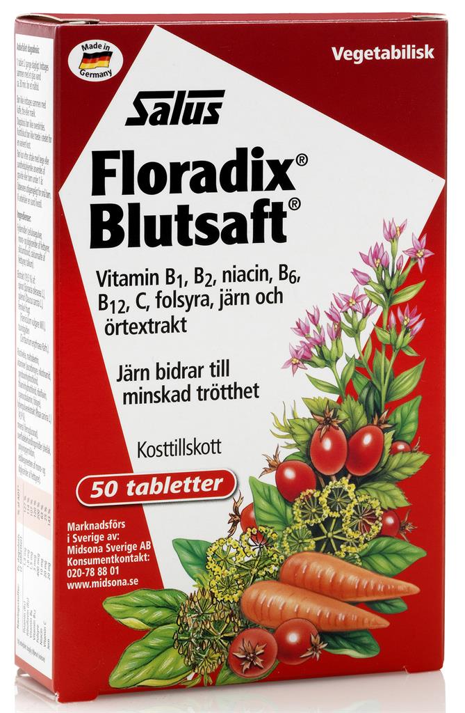 Floradix Blutsaft 50 tabletter