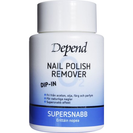 Depend O2 Dip Remover Blå 75 ml